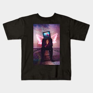 Stuck In Digital Kids T-Shirt